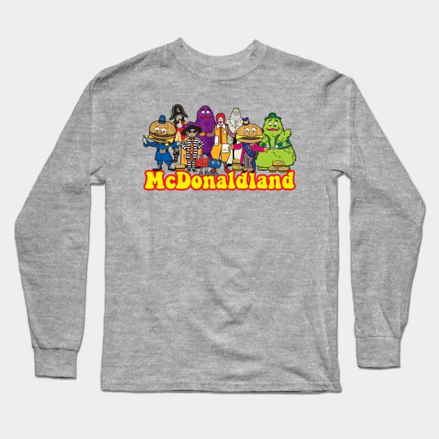 McDonaldland Long Sleeve T-Shirt by Chewbaccadoll